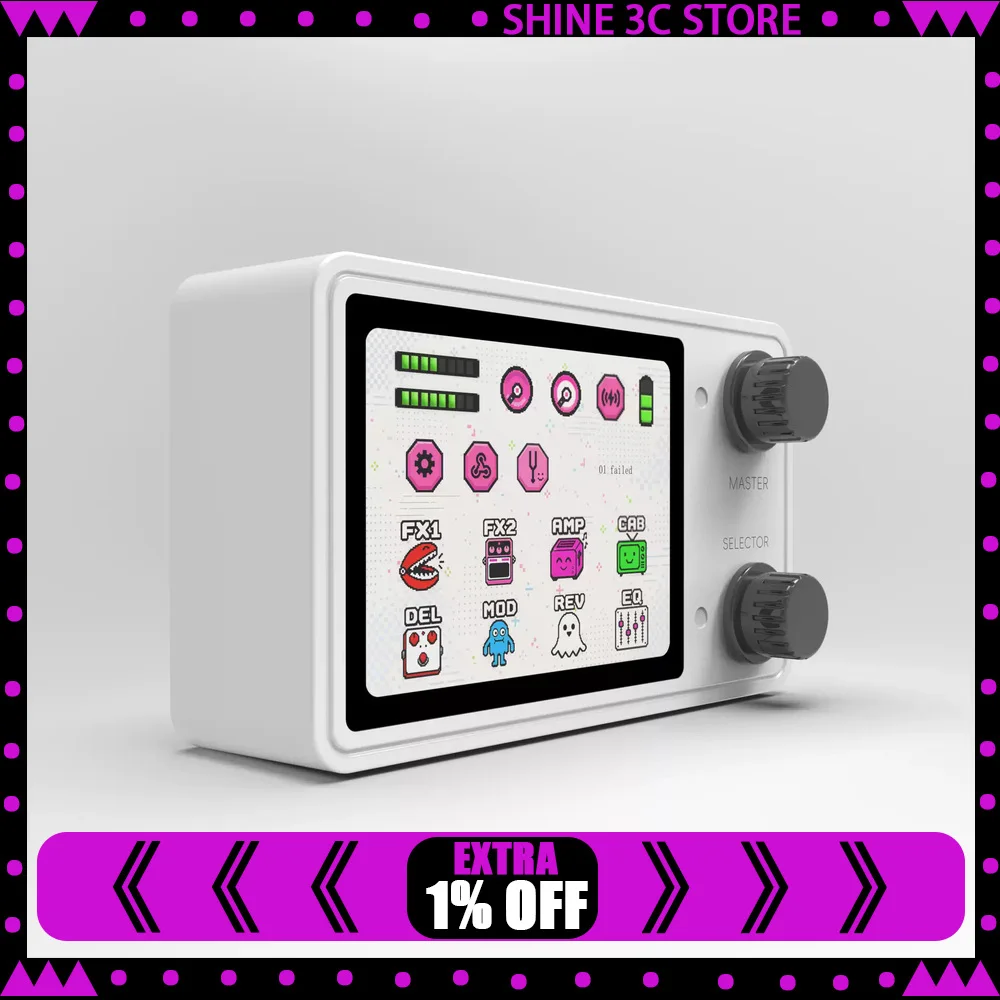 livtra-nanocore-compact-guitar-multi-effects-pedal-amp-cab-drive-mod-delay-reverb-eq-usb-c-recording-for-gifts