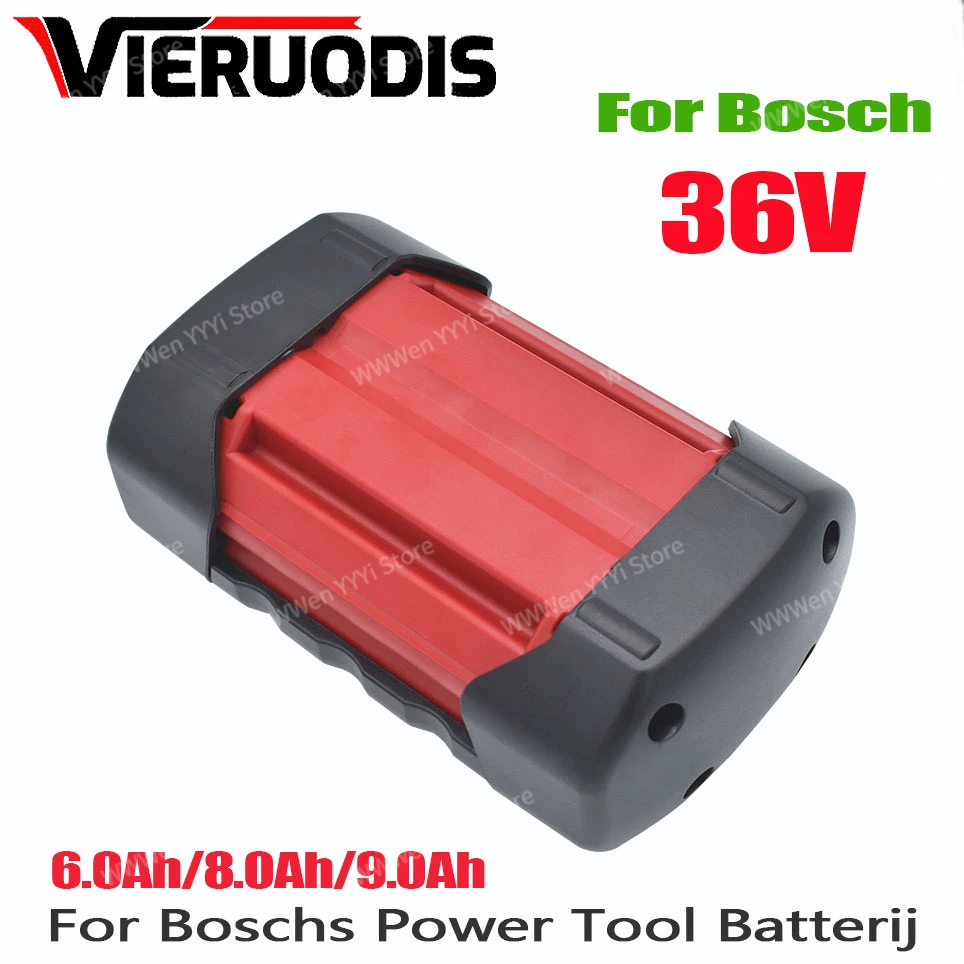 

36V For Bosch 6.0Ah/8.0AH/9.0Ah Li-ion Replacement Battery D-70771 2607336003 2607336108 BAT836 BAT840 BAT810 Power Tool Battery