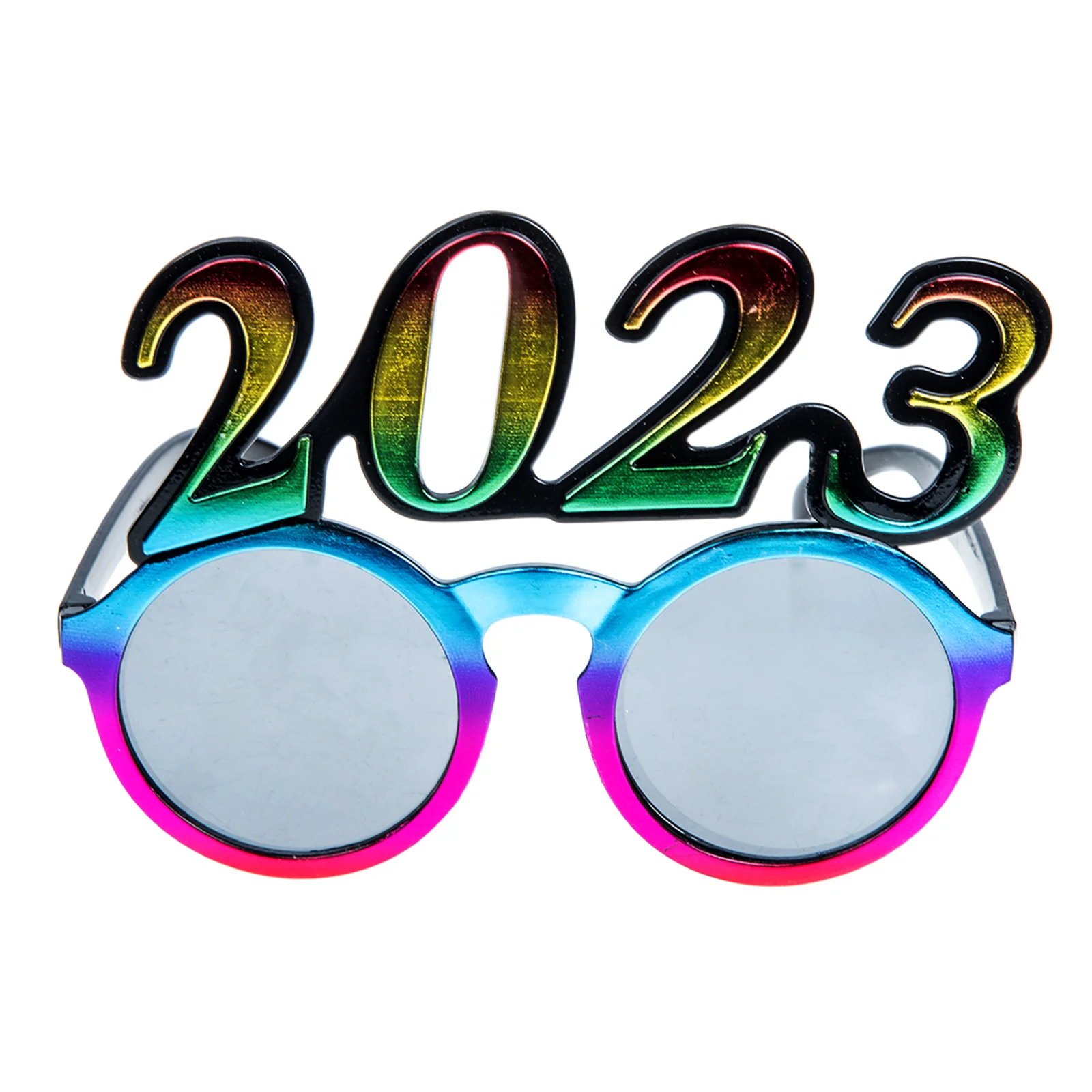 

2023 New Year Glasses Frames Funny Photo Props Pc Material Lightweight Creative Eyeglasses For Festival Cosplay