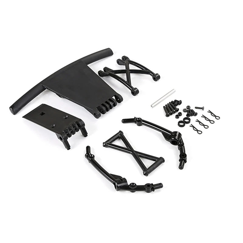 Kit anti-colisão frontal para brinquedos RC, peças de atualização, preto, 1/5 HPI, ROFUN, BAHA, ROVAN, KM, BAJA, 5B, 5SC