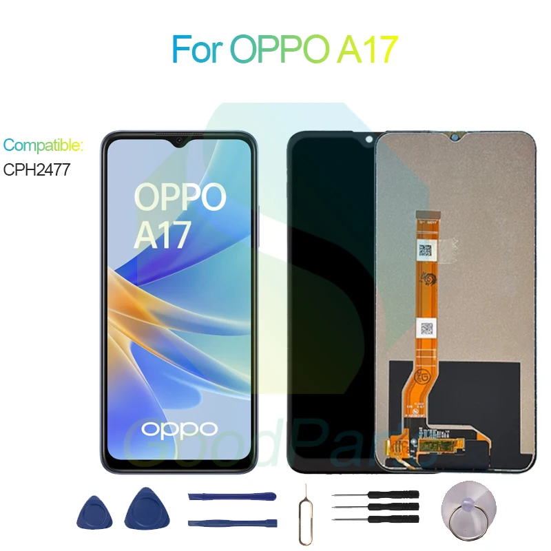 For OPPO A17 LCD Display Screen 6.56