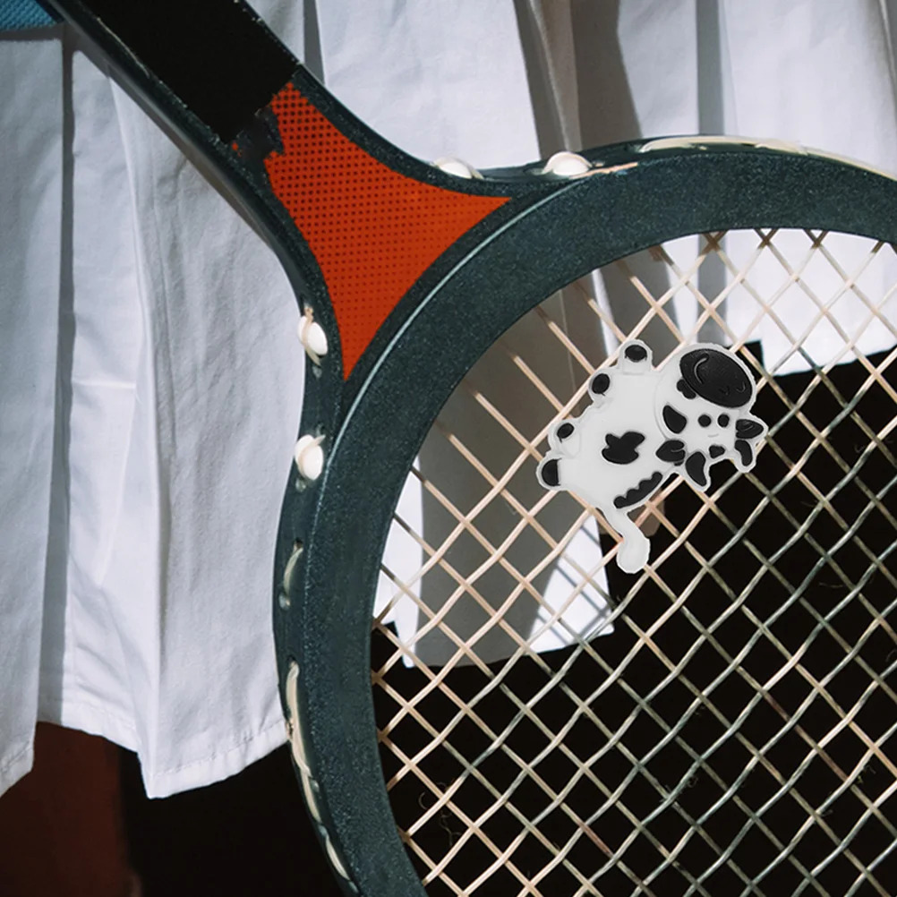 

4 шт., теннисные амортизаторы с животным дизайном, силиконовые демпферы, уменьшающие вибрацию ракетки, теннисный амортизатор