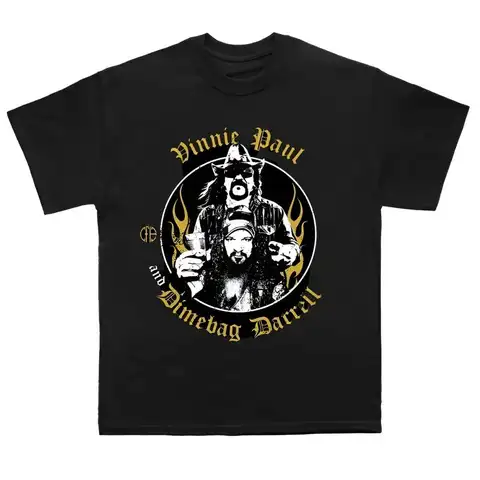 Authentic Abbott Brothers Vinnie Paul Dimebag Darrell T Shirt S 2XL NEW