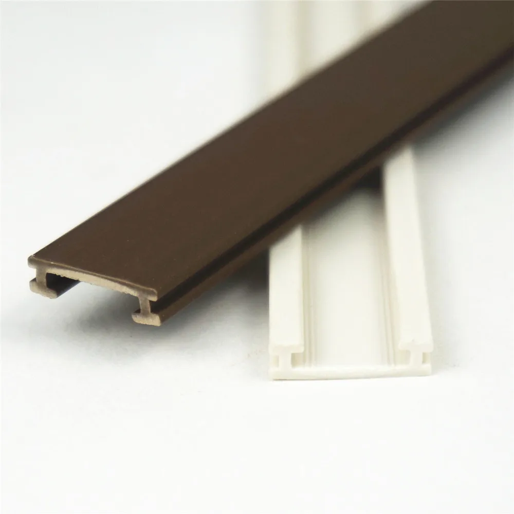 Custom pvc extruded window profile U and C Type Channel led plastic extrusion upvc profile