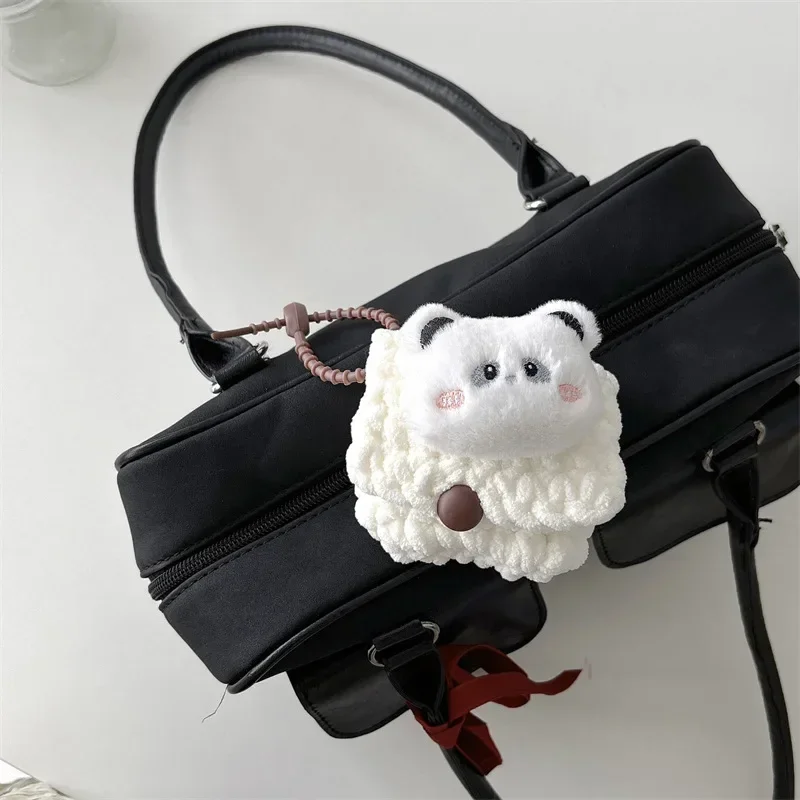 Plush Cartoon Panda Case for AirPods 4 Airpod 1 2 3 Pro Pro2  Bluetooth Earbuds Charging Box Protective Earphone Case Cover