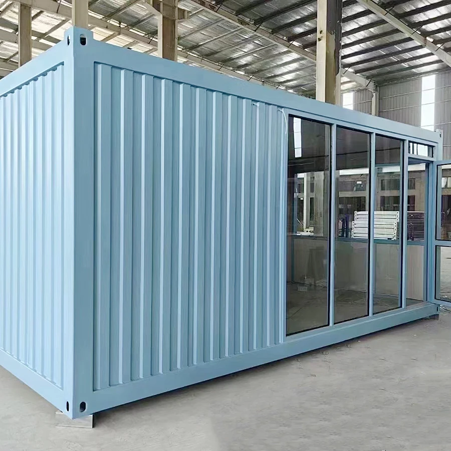 

Wind Resistance Thermal Insulation Flat Pack Garden House Temporary Canteen/Meeting Room/Classroom Prebuilt Modular Homes For Sa