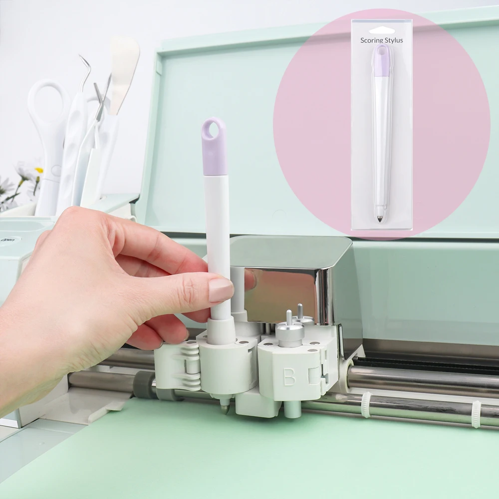 1 pçs ferramenta de pontuação caneta pontuação stylus para cricut maker 3/maker/explore 3/air 2/air para dobrável cartões de papel envelopes caixas tags