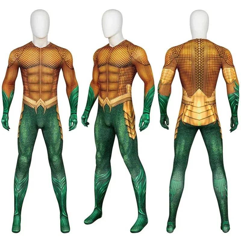 

Adult Arthur cosplay Halloween anime costume 3D digital printing elastic jumpsuit tight combat suit sk;m1