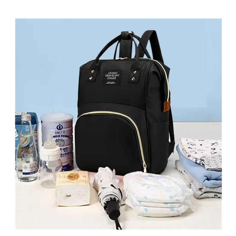 Borsa zaino Borsa per mummia Borsa di grande capacità Mamma Bambino Borse per pannolini da viaggio all'aperto impermeabili multifunzione per la cura del bambino