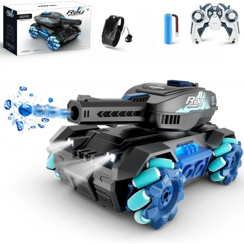 

4DRC Y1 RC Truck That Shoots, Drift Gesture Car, RC Monster Truck Scale Water Bullet Shooting, All Terrain 4WD Battle Stunt Car