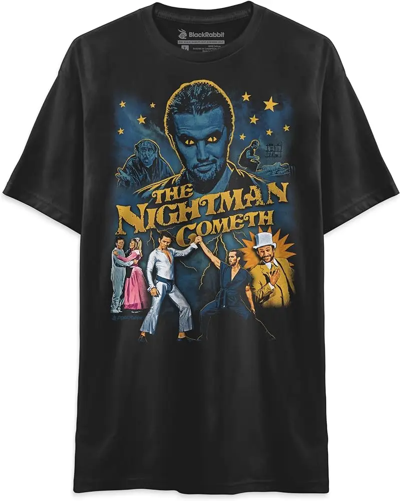 

The Nightman Cometh Shirt Its Always Sunny Retro Vintage Unisex Classic T-Shirt