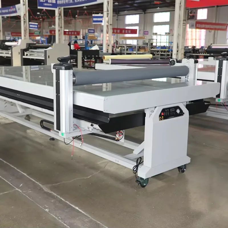 LF1732-B4 Pneumatic Wood Flatbed Lamination Table With Motor 5x125.9ft Max Lamination Dimensions