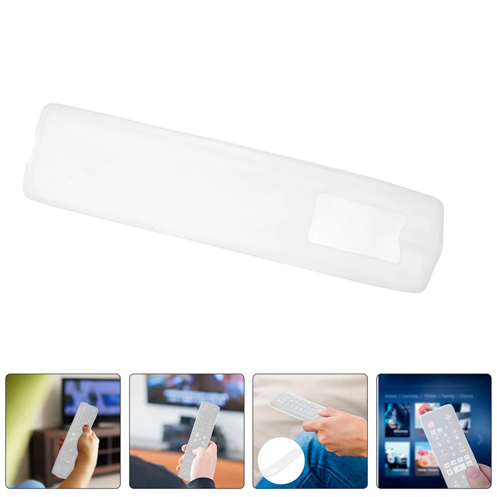 

6Pcs Silicone Remote Controller Protector Waterproof Shockproof Cover for Ac Remote Clear Easy Clean Grip Portable Home