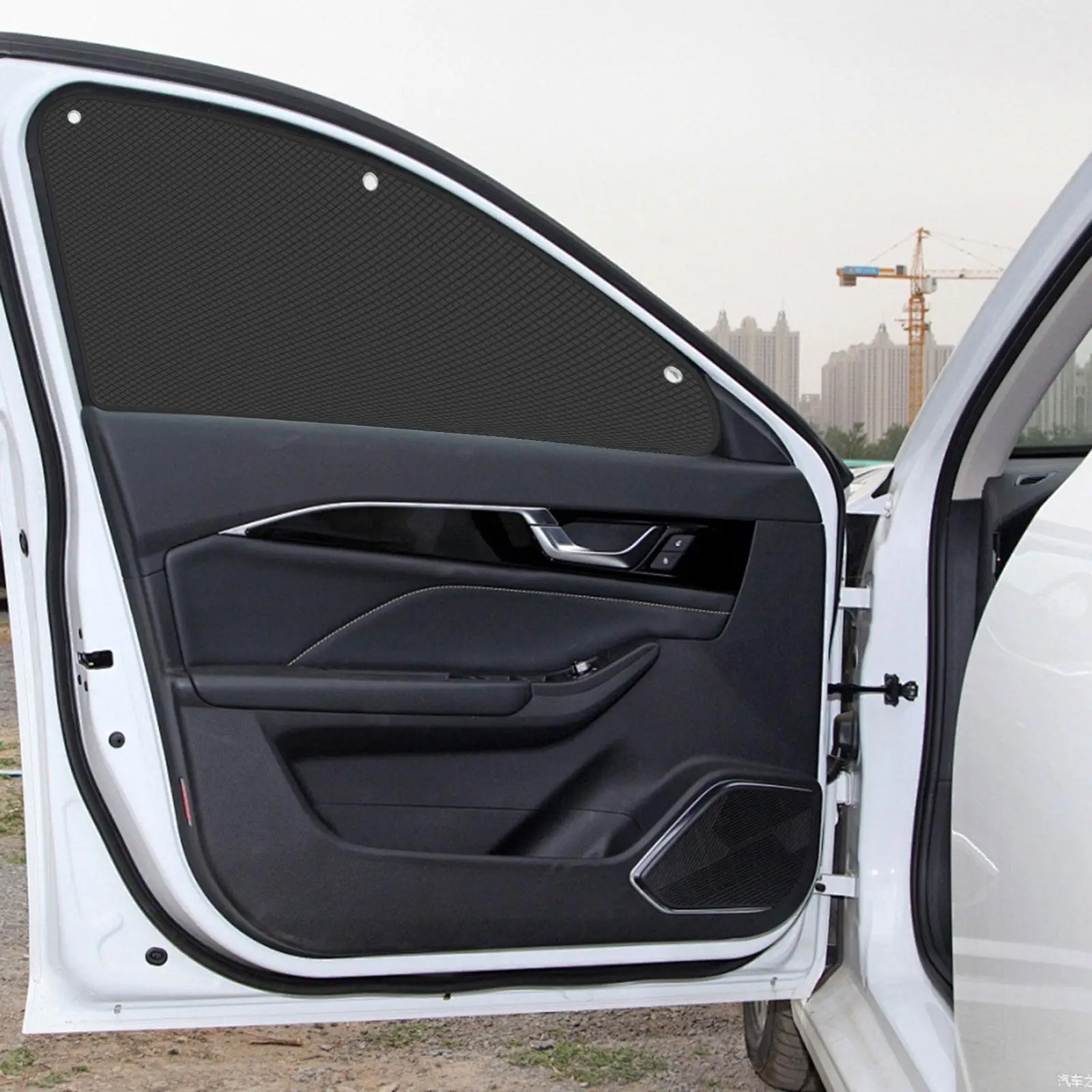 Car Window Shade Window Screen with Suction Cups Heat Insulation Universal Multipurpose Convenient Installation Sun Visor