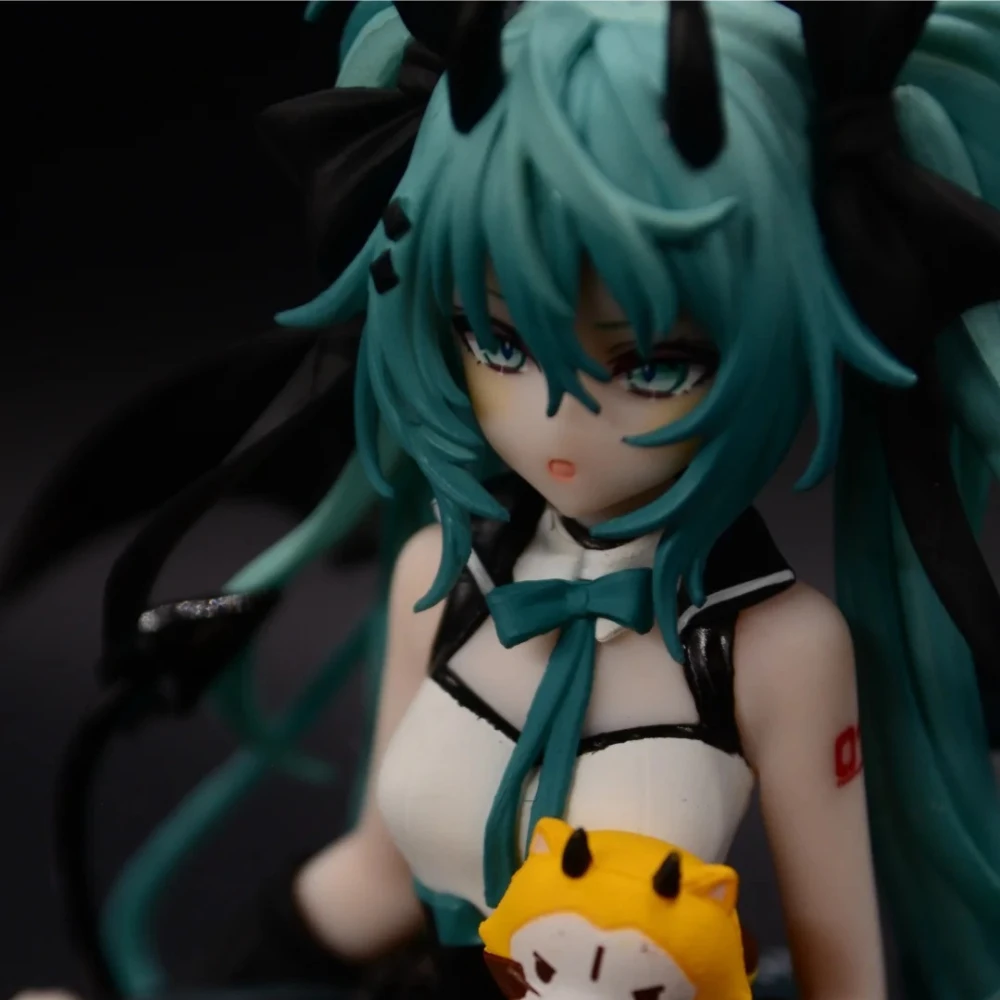 Anime Mode Hatsune Miku Cheerleader Actionfigur Kawaii Mädchen PVC Sammlerstück Ornament Modell Spielzeug Neujahrsgeschenk Bestseller
