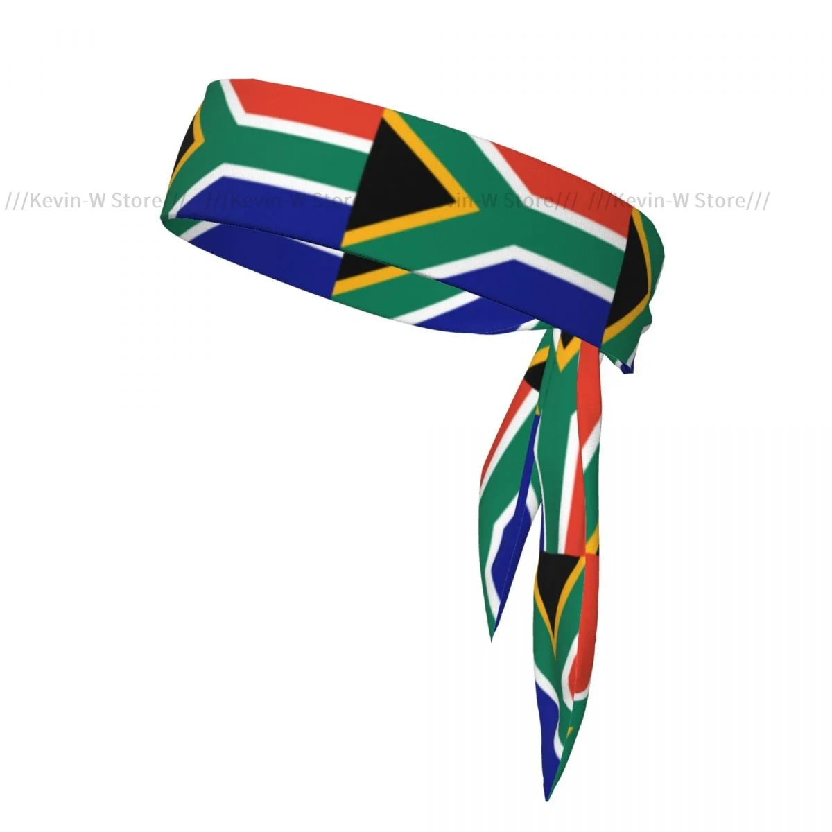 South Africa Flag Bandanas Hairband Head Tie Sports Headband for Running Tennis Karate Athletics Brief Style