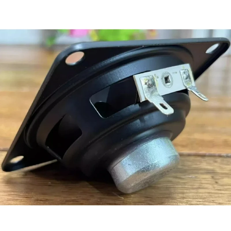 SOTAMIA 2Pcs 3 Inch Full Range Audio Speaker 8 Ohm 5W Dual Magnetic Rubber Edge Long Stroke Active Audio for Bookshelf Speakers