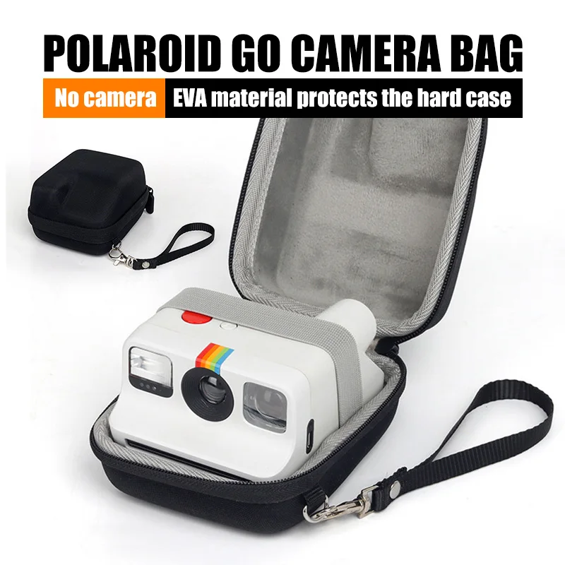 Hard Case for Polaroid Go Instant Mini Camera, Hard Organizer Portable Carry Travel Cover Storage Bag (Black)