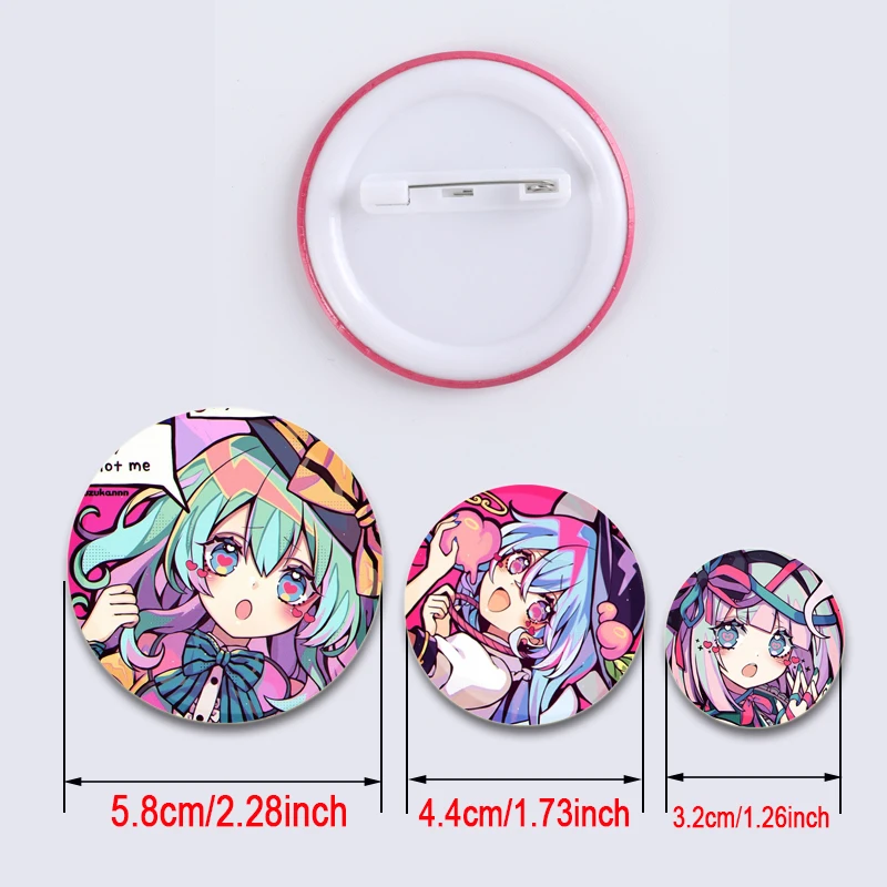 Touhou Project Button Pin, Hot Game, Creative Cute Art Danemark ge for Backpack Decor, GérCollection Cute, GerHandmade Gifts, 58mm