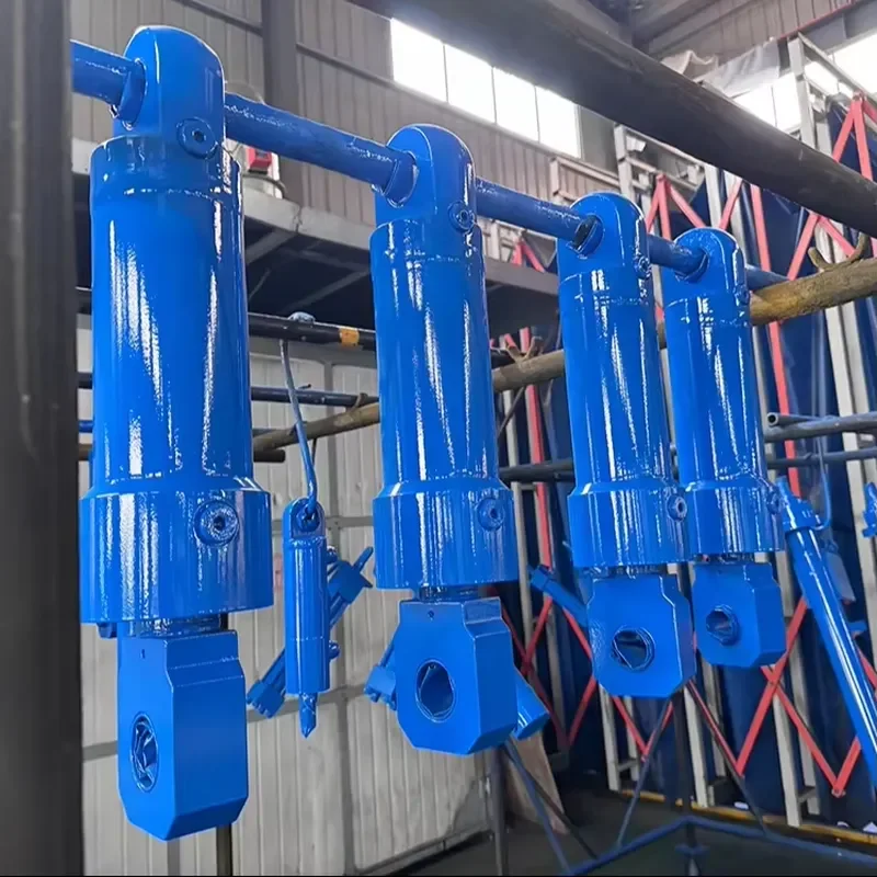 Double Acting Hydraulic Cylinder Hard Chrome Plated Steel Customized Factory Pressure-Leaking Test Before Delivery