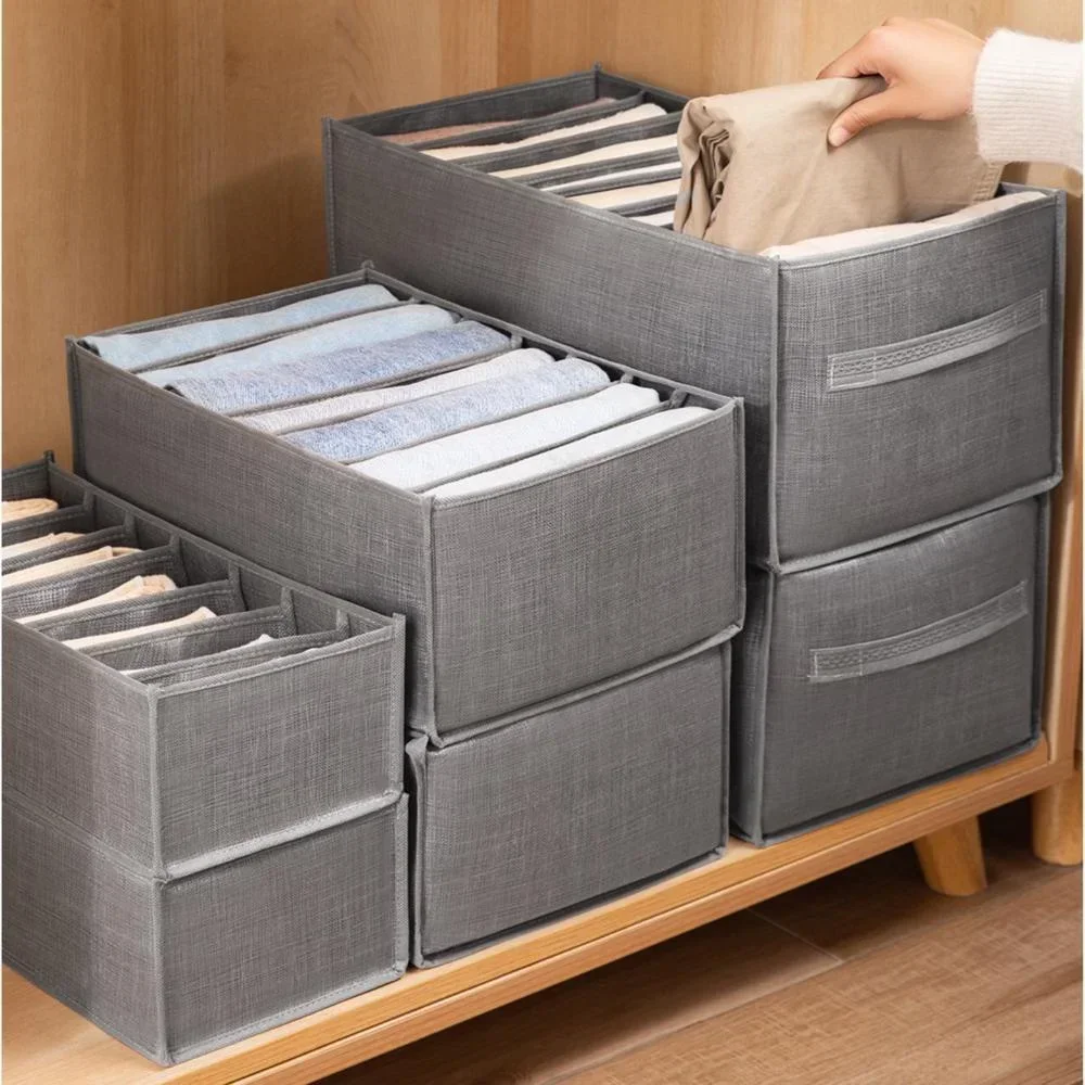 Organizadores plegables de almacenamiento con cajas divisorias - imagen 5