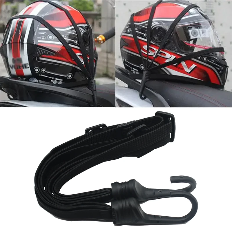 2023 Universele 60Cm Motorfiets Bagageband Moto Helm Tandwielen Vast Elastisch Gesp Touw Hoge Sterkte Intrekbaar Beschermend