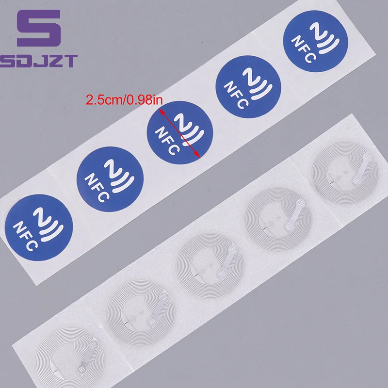 New Rewritable Secret Key Sticker NFC Tags NFC Labels Stickers Badges Label Sticker RFID Electronic Tag 1/20/50Pcs