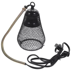 Crawler Lampshade Reptile Terrarium Supply Pet Iron Mesh Anti-scald Light