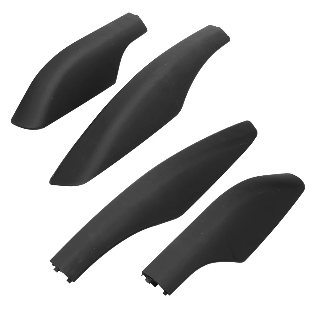 4pcs Black ABS Roof Rack Bar Rail End Protection Cover Shell For Toyota Fortuner AN50 AN60 Hilux SW4 2004-2012 2013 2014 2015