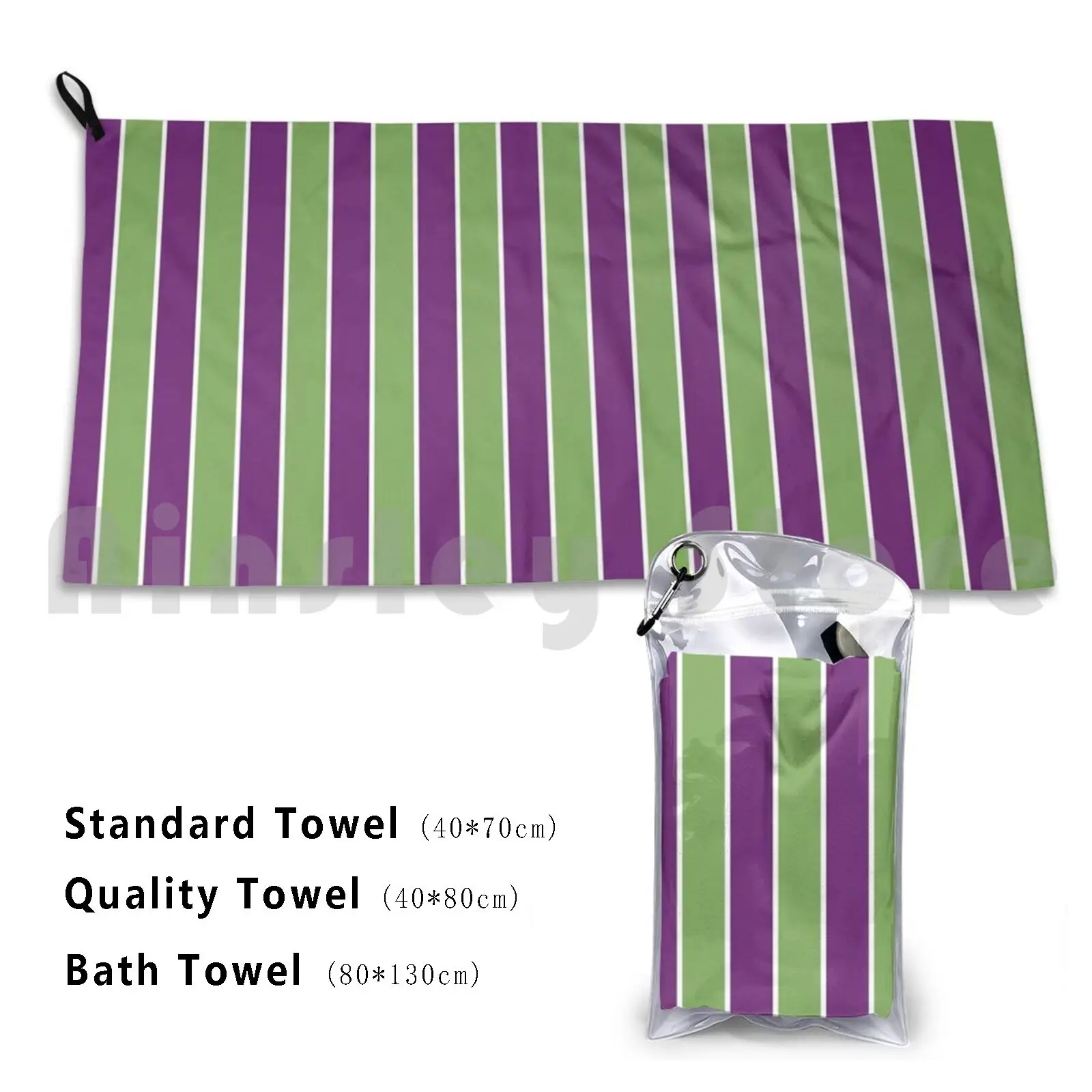 Towel Suffragette Stripe 1432 Iwd Suffragette Green Purple Stripe Bold Feminist Womens