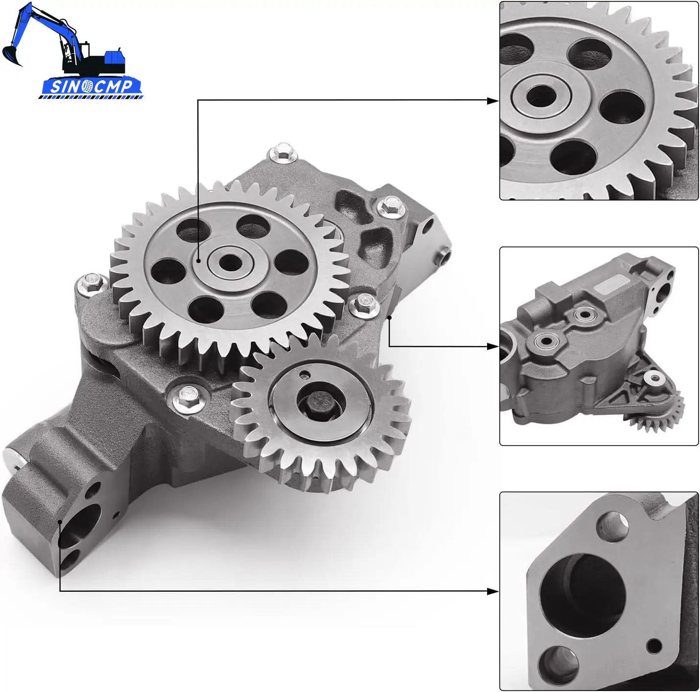 3100445 4024935 4955955 Oil Pump For Cummins ISX ISX15 ISZ13 QSX11.9 QSZ13 QSX15