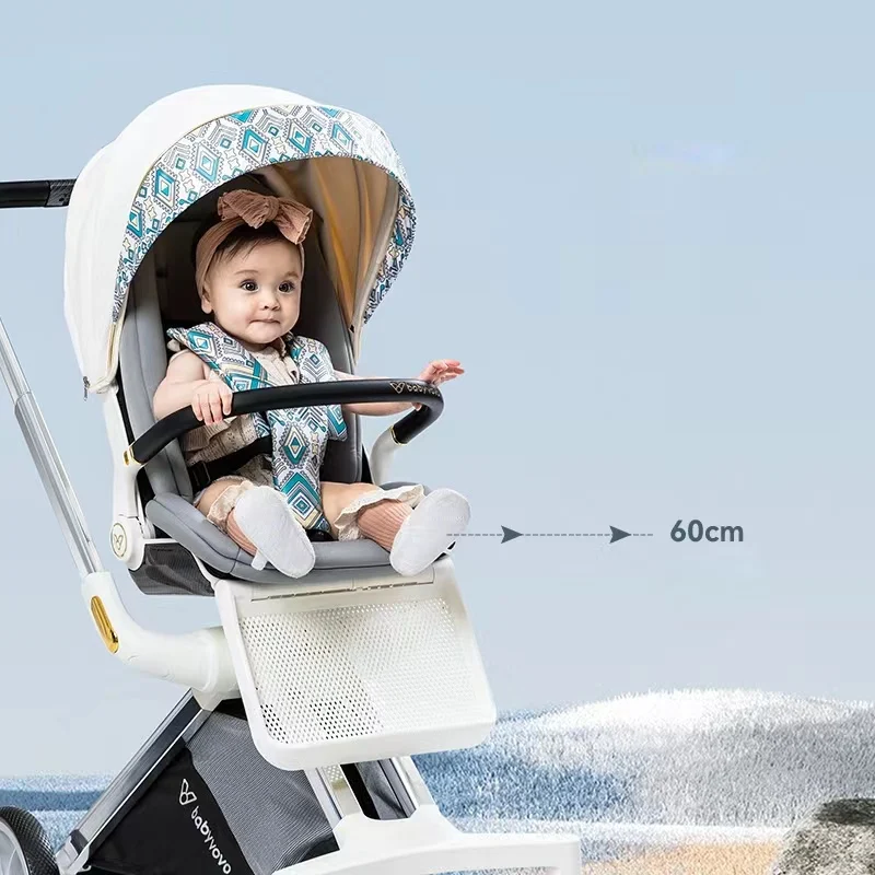 Babyvovo Luxury Baby Stroller With EN1888  Customized Aluminium Alloy Frame Baby Carriage