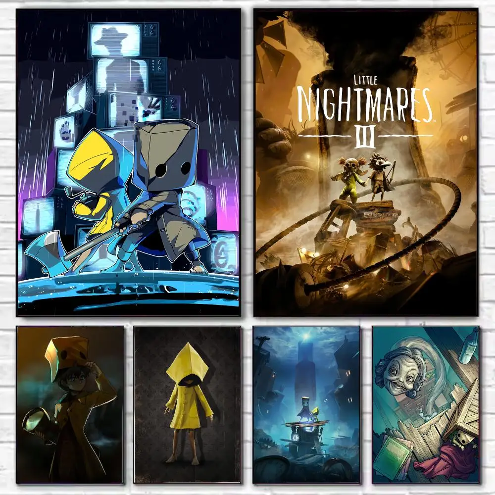 Game Little Nightmares Poster HD Art Decorative Wall Art Waterproof Home Décor for Living Room Bedroom Café Stylish Gift