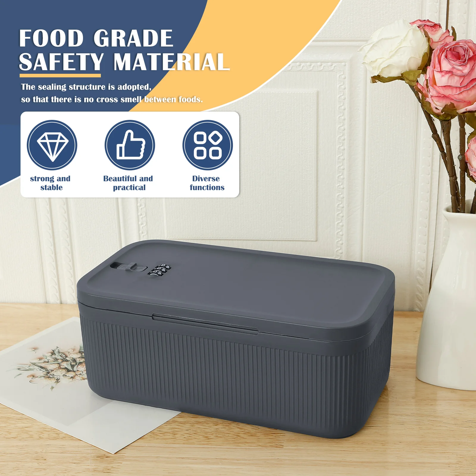 กล่องเก็บของแบบล็อคได้ กล่องเก - Food Storage With Lock บทวิจารณ์และราคา