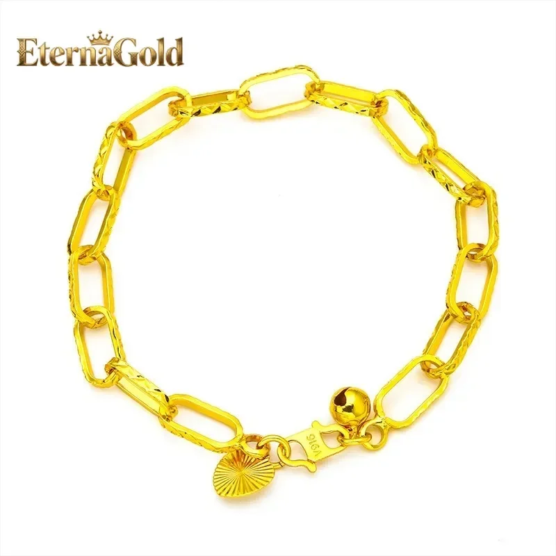 

Браслет EternaGold Starry Sky из 24-каратного золота | Золото 999 пробы, микроинкрустация бриллиантами, сияющие как звезды, блестящая цепочка, романтично и изящно, для повседневной носки.