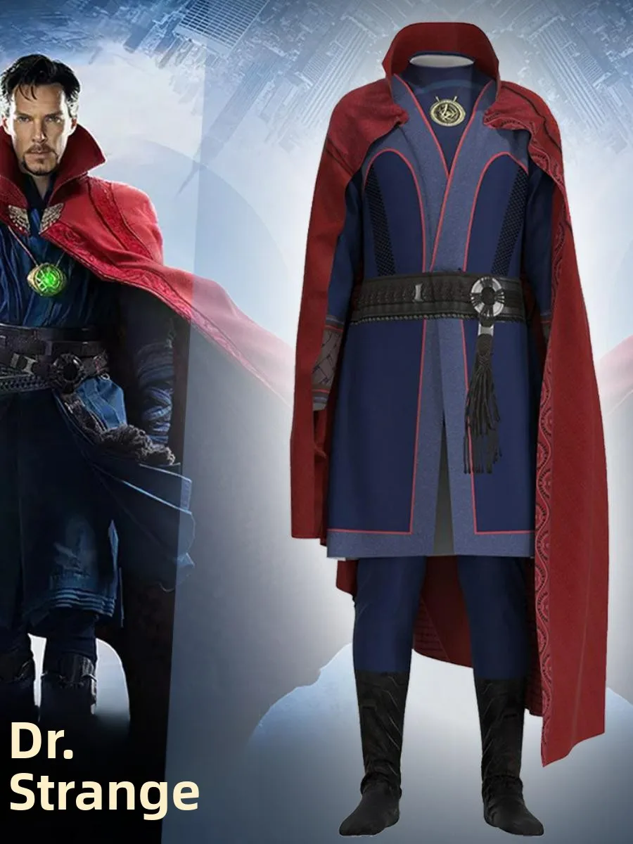 ชุดคอสเพลย์ด็อกเตอร์สเตรนจ์ ผ้าโพลีเอสเตอร์ ชุดประจำชาติสำหรับผู้หญิง ชุดแสดงบนเวที ดีไซน์เฉพาะตัว