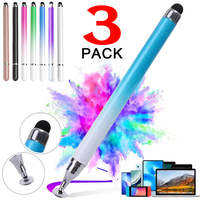 3/1PCS Universal 2 in 1 Stylus Pen for Smart Phone Tablet Drawing Capacitive Pencil Android Screen Touch Pen For iPhone Samsung