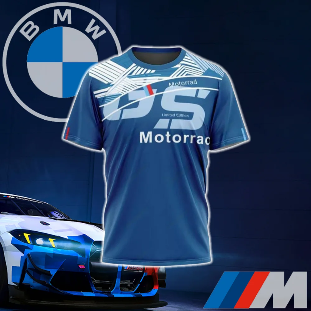 

Men's R1250 GS BMW Motorcycle Travel Adventure Quick Dry T-Shirt Motorcycle Sports Racing Shirt Summer Quick Dry Casual T-Shirt