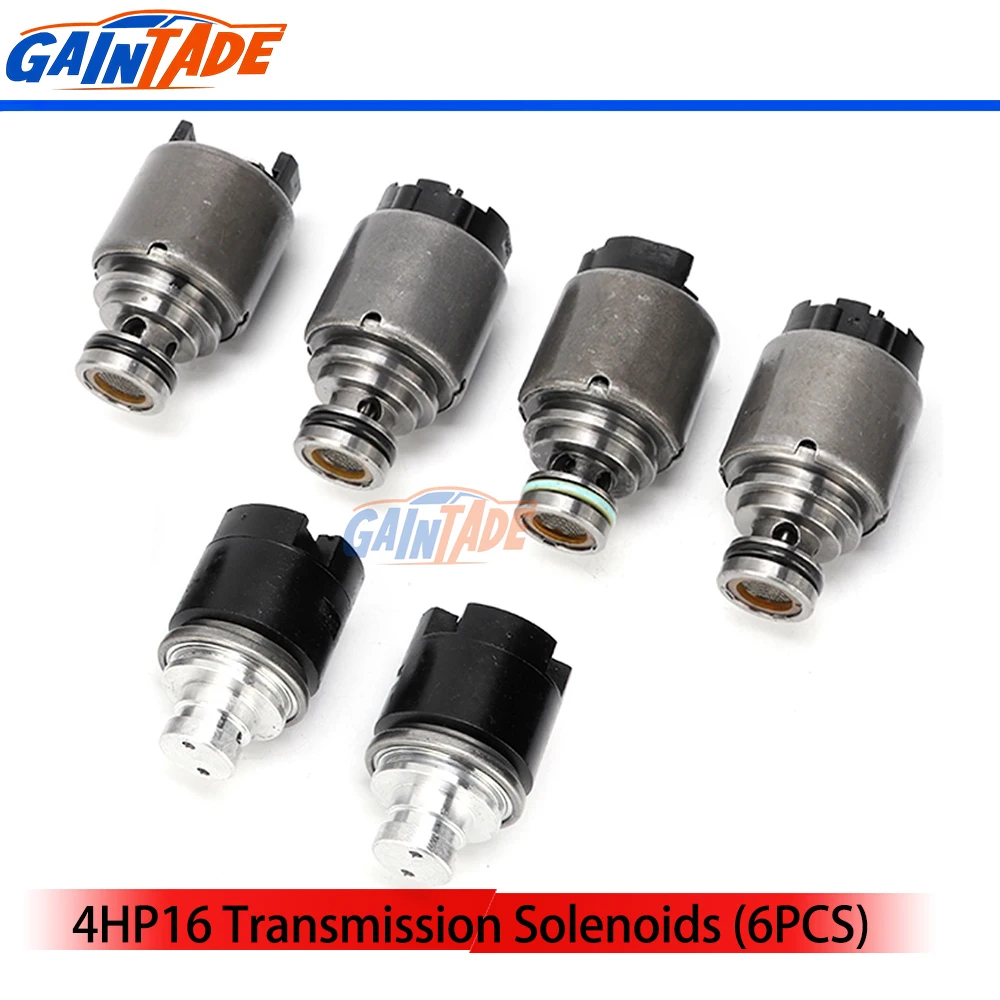 Solenoides de transmisión 6 uds 4HP16 para Chevrolet Epica Optra para Daewoo Lacetti Magnus para Buick para Suzuki 93742044 93742043
