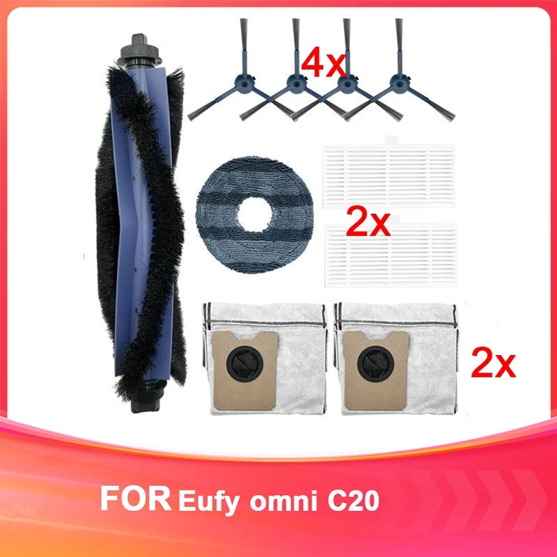 For Eufy Robot Vacuum Cleaner Omni C20 Accessories Vacuum Cleaner Consumables.