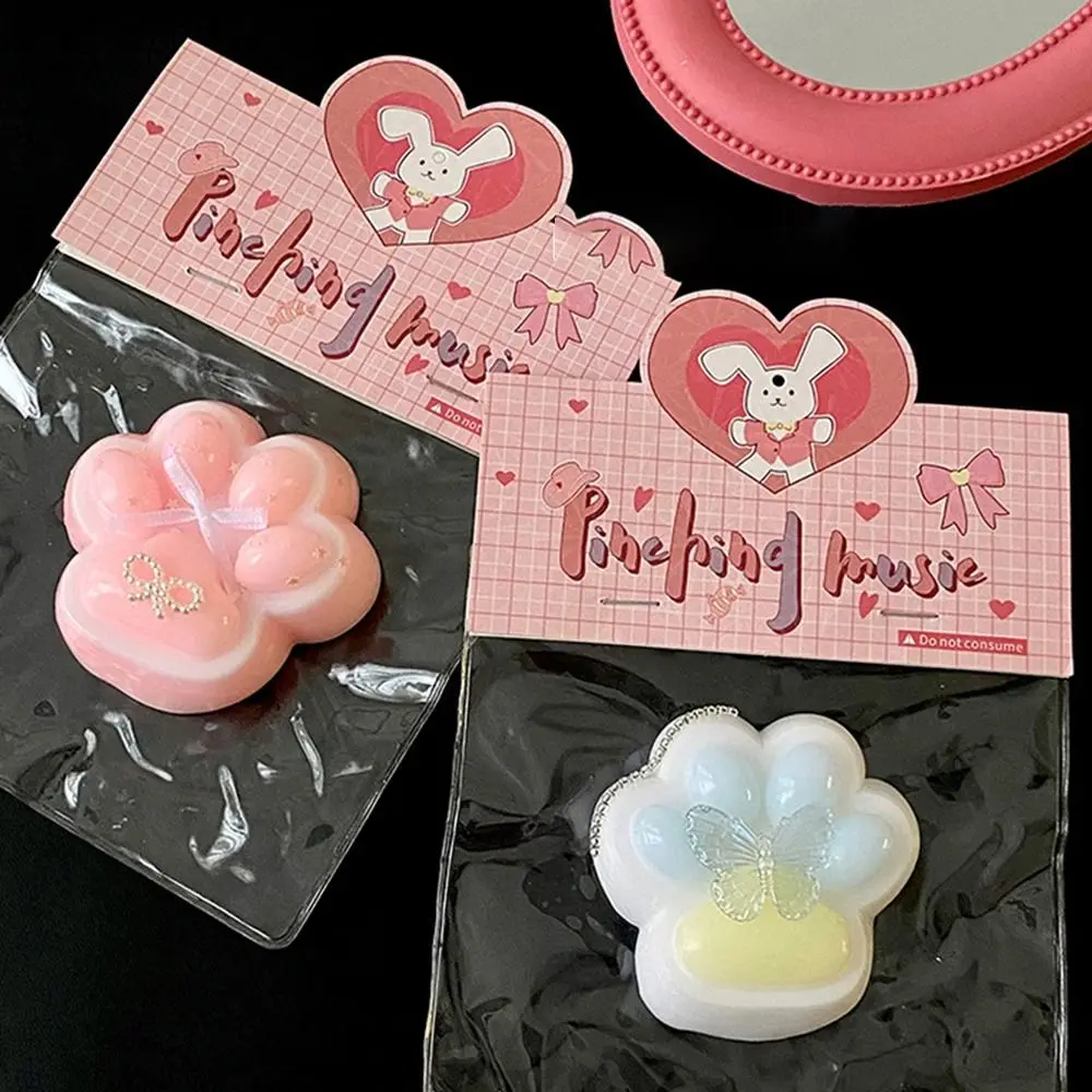 ของขวัญใหม่ Sticky บีบ Cat PAW ของเล่นนุ่ม Abreact Pinching Cat PAW Decompressing ของเล่นบรรเทาผ่อนคลายบีบของเล่นบรรเทาผ่อนคลายของเล่น