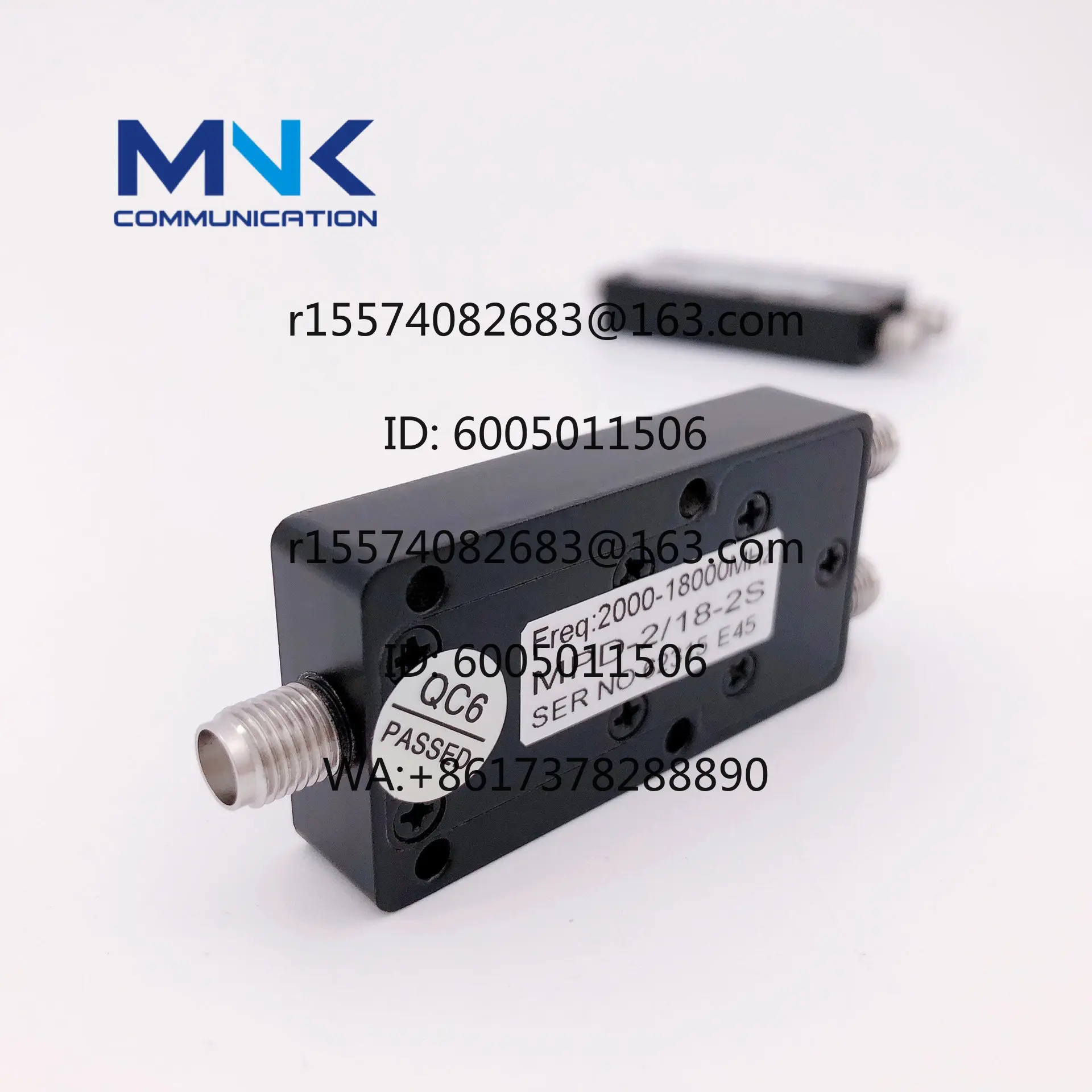 2000-18000M high frequency radio frequency broadband two power division power one part two part mating circuit device 2-18G