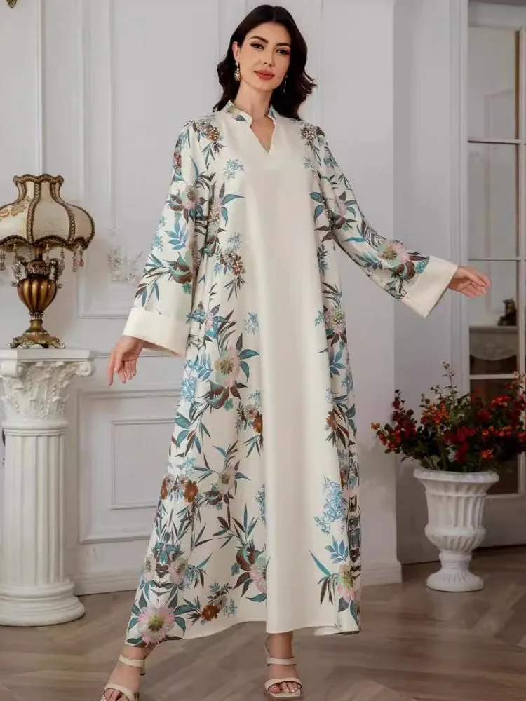 

Abayas For Women Dubai Luxury 2025 African Muslim Fashion Dress Caftan Marocain Evening Party Dresses Boubou Robe Djellaba Femme