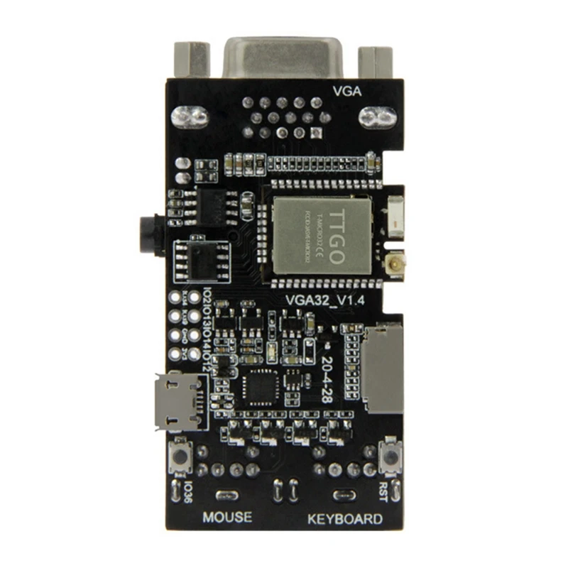 FabGL VGA32 VGA ESP32 PSRAM модуль V1.4 контроллер PS/2 мышь клавиатура графическая библиотека игры ANSI/VT терминальные схемы