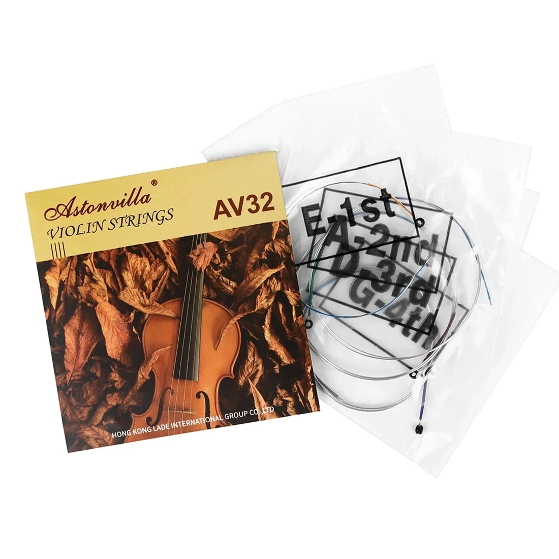 Astonvilla Violin Strings AV32 Stainless Steel Wire Violin String Aluminum Magnesium Durable Violin Accessories & Parts