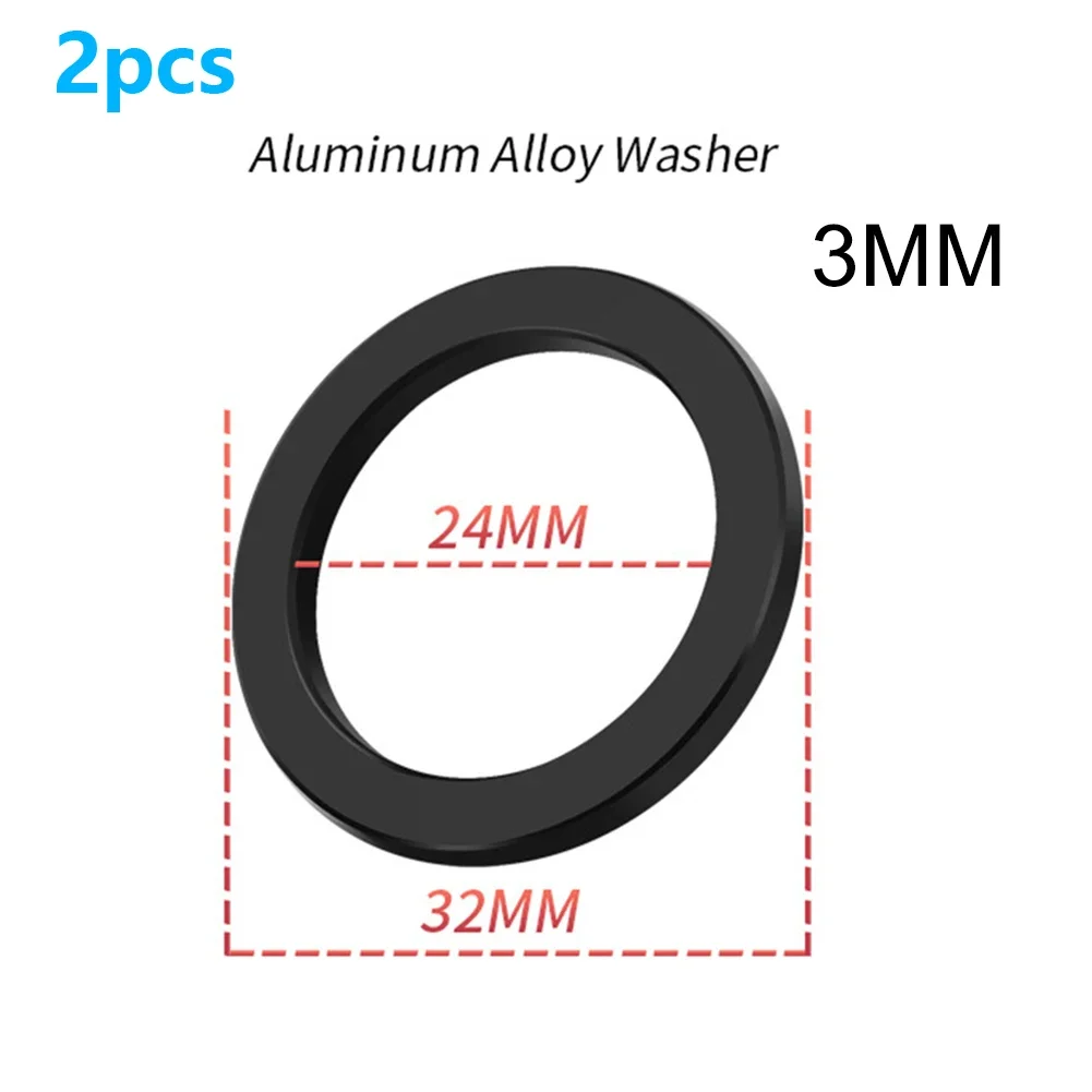 2 Pcs Washer Spacer Rings For Shimano-BB86 91 92 52/24mm Bicycle Bottom Bracket Axle MTB-Tool Spacer Crank Chainring Adapter