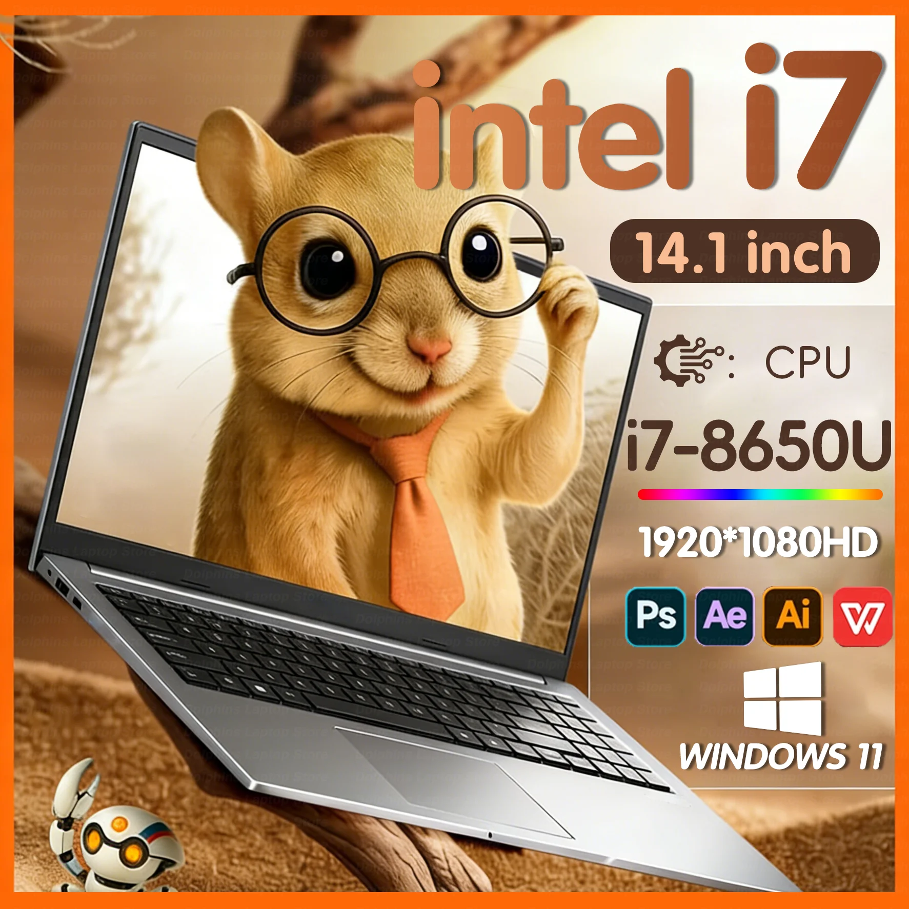 2026 NEW Windows 11 Pro Laptops Intel Core i7 8650U 16GB RAM 1TB SSD Office Gamer Study notebook Computer PC