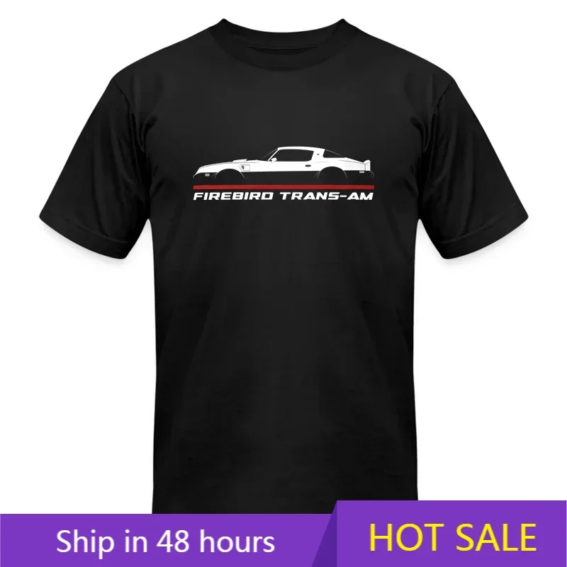 

2025 Men T Shirt Casual Pontiac Firebird Trans-Am 1979-1981 Enthusiast T-shirt Summer Short Sleeves 100% Cotton Streetwear S-3XL