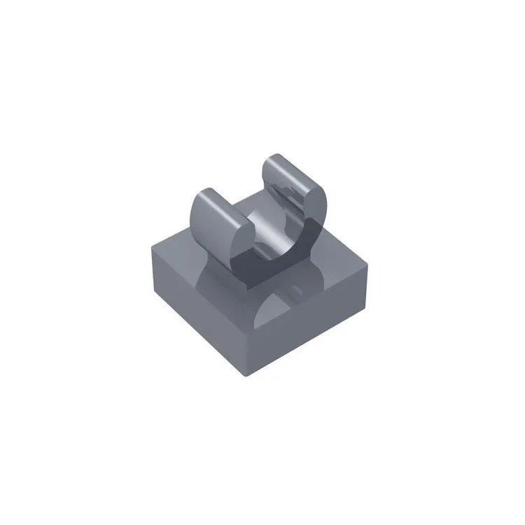 Gobricks GDS-818 Tile Special 1x1 mit Clip mit abgerundeten Kanten, kompatibel mit Lego 15712 2555 DIY-Lerngebäude