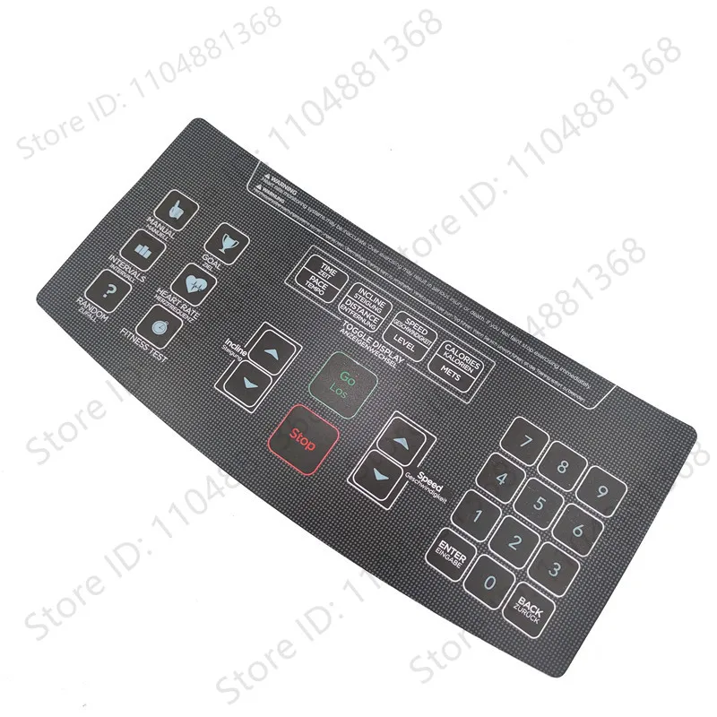 Para accesorios originales para caminadora Qiaoshan, botón de membrana VISION T60/JOHNSON T6000 T7000